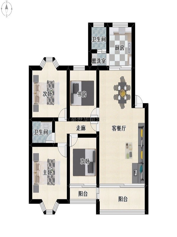 雅仕苑三期好房,竞舟小学,动静分离四房两卫,黄金楼层